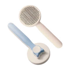 Lược chải lông có nút bấm lấy lông đầu tròn