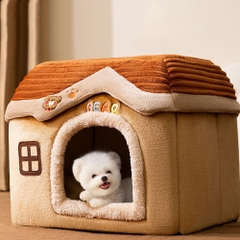 Ổ đệm cao cấp dạng ngôi nhà cho chó mèo