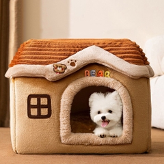 Ổ đệm cao cấp dạng ngôi nhà cho chó mèo