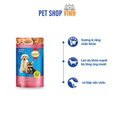Pate gói cho chó con SmartHeart Puppy Real Chicken 130g