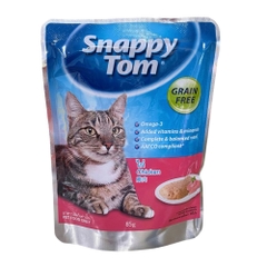 Pate gói 85g Snappy Tom chicken vị gà cho mèo
