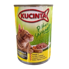 Pate Kucinta lon 400g Chunky Pilchards vị cá mòi cắt khúc cho mèo https://petshopvinh.vn/
