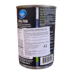 Pate lon 400g Snappy Tom Real Fish Sardines in Smoked Salmon cá trích và cá hồi xông khói cho mèo