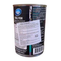 Pate lon 400g Snappy Tom Real Fish wholefish cá trích nguyên con cho mèo
