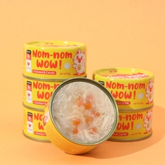 Pate lon WOW 85g cho mèo vị thịt gà và  mix vij https://petshopvinh.vn/