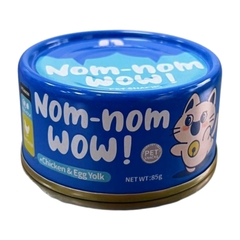Pate lon WOW 85g cho mèo vị thịt gà và lòng đỏ trứng https://petshopvinh.vn/