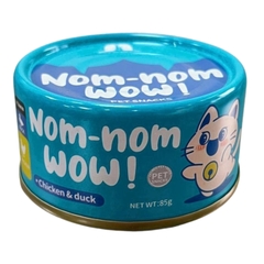 Pate lon WOW 85g cho mèo vị thịt gà và thịt vịt https://petshopvinh.vn/