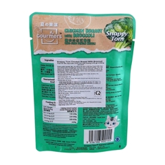 Pate Snappy Tom Gourmers gói 70g Chicken with Broccoli vị gà và bông cải xanh cho mèo https://petshopvinh.vn/