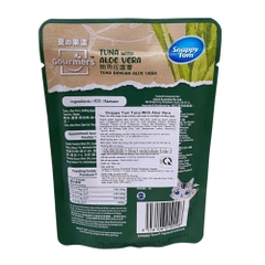 Pate Snappy Tom Gourmers gói 70g Tuna with Aloe Vera vị cá ngừ và nha đam cho mèohttps://petshopvinh.vn/;