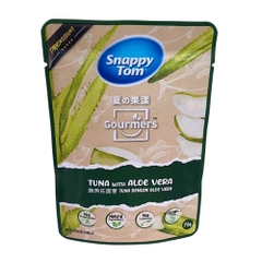 Pate Snappy Tom Gourmers gói 70g Tuna with Aloe Vera vị cá ngừ và nha đam cho mèohttps://petshopvinh.vn/;