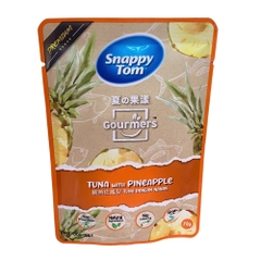 Pate Snappy Tom Gourmers gói 70g Tuna with Pineapple vị cá ngừ và dứa cho mèo https://petshopvinh.vn/;