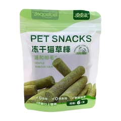 Túi thanh cỏ + thịt gà sấy Taotaopets giúp tiêu búi lông cho mèo