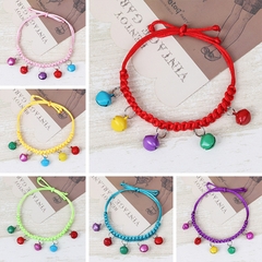 Vòng cổ đan tay nhiều chuông cho chó mèo