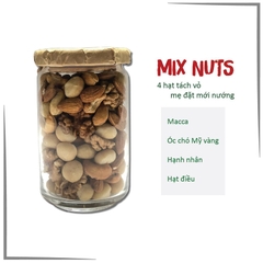 Box Dinh Dưỡng đầy đủ Mix Nuts, Mix Fruit & Granola. Quà tặng cho mẹ bầu