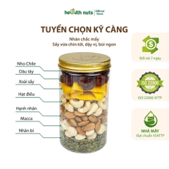 Mixnuts 9 loại Hạt Dinh Dưỡng, nhiều phiên bản mix, cho mẹ bầu, người ăn kiêng, giảm cân Health Nuts