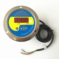 Đồng hồ đo áp suất số QYK104 có bộ truyền xa và tiếp điểm