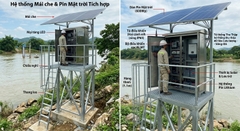 Tủ điện cho hệ thống đo mức, lưu lượng thu thập dữ liệu - truyền xa