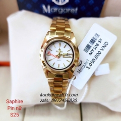 Đồng Hồ Nữ Margaret MT106 Kính Sapphire Authentic 25mm 1
