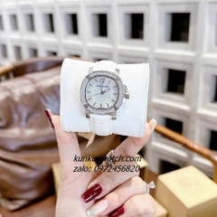 Đồng Hồ Nữ Burbery The Britain BBY1800 Đính Đá Silver 34mm