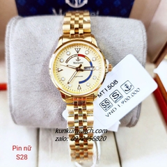 Đồng Hồ Nữ Margaret MT1508 Kính Sapphire Authentic 28mm