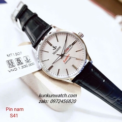 Đồng Hồ Nam Margaret MT1507 Kính Sapphire Authentic Dây Da 41mm