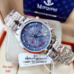 Đồng Hồ Nam Margaret MT2021 Kính Sapphire Authentic 43mm