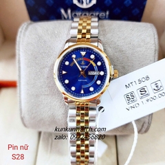 Đồng Hồ Nữ Margaret MT1508 Kính Sapphire Authentic 28mm
