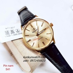Đồng Hồ Nam Margaret MT1507 Kính Sapphire Authentic Dây Da 41mm