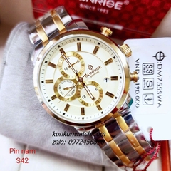 Đồng Hồ Nam Sunrise DM755SWA 6 Kim Kính Sapphire Authentic 42mm