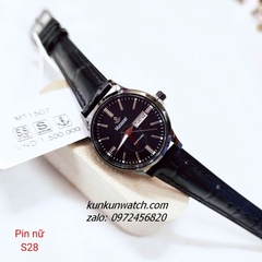 Đồng Hồ Nữ Margaret MT1507 Kính Sapphire Authentic Dây Da 28mm
