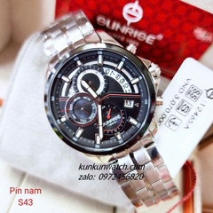 Đồng Hồ Nam Sunrise 1146SA 6 Kim  Kính Sapphire Authentic 43mm