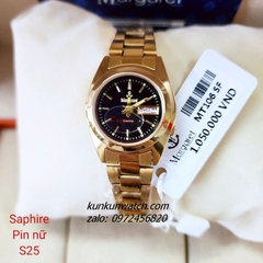 Đồng Hồ Nữ Margaret MT106 Kính Sapphire Authentic 25mm