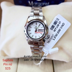 Đồng Hồ Nữ Margaret MT106 Kính Sapphire Authentic 25mm