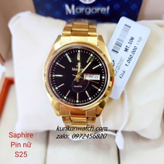 Đồng Hồ Nam Nữ Margaret MT106 Kính Sapphire Authentic 37mm Unisex