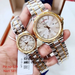 Đồng Hồ Cặp Đôi Nam Nữ Margaret MT1510 Kính Sapphire Authentic 29mm - 41mm