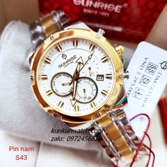 Đồng Hồ Nam Sunrise DM761SWA 6 Kim Kính Sapphire Authentic 43mm 1