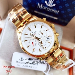 Đồng Hồ Nam Margaret MT2021 Kính Sapphire Authentic 43mm
