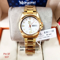 Đồng Hồ Nam Nữ Margaret MT649 Kính Sapphire Authentic 37mm Unisex