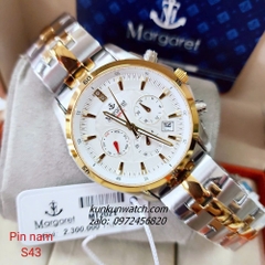 Đồng Hồ Nam Margaret MT2021 Kính Sapphire Authentic 43mm