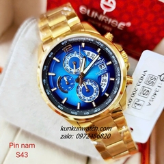 Đồng Hồ Nam Sunrise 1340SA Chronograph 6 Kim Kính Sapphire Authentic 43mm 1