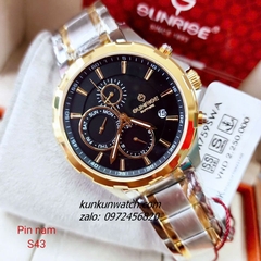 Đồng Hồ Nam Sunrise DM759SWA 6 Kim Kính Sapphire Authentic 43mm 1