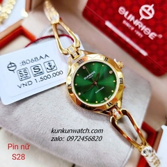 Đồng Hồ Lắc Tay Nữ Sunrise 8068AA Authentic 28mm
