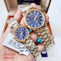 Đồng Hồ Cặp Đôi Nam Nữ Margaret MT1510 Kính Sapphire Authentic 29mm - 41mm