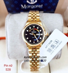 Đồng Hồ Nữ Margaret MT1508 Kính Sapphire Authentic 28mm