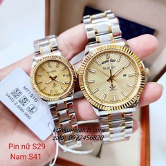 Đồng Hồ Cặp Đôi Nam Nữ Margaret MT1510 Kính Sapphire Authentic 29mm - 41mm