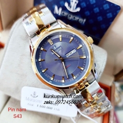 Đồng Hồ Nam Margaret MT6377 Kính Sapphire Authentic 43mm