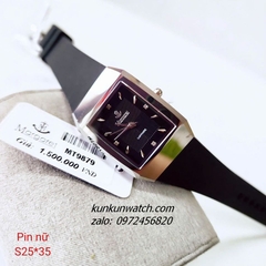 Đồng Hồ Nữ Margaret MT9879 Kính Sapphire Authentic Dây SIlicone 25x35mm