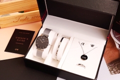 Set Đồng Hồ Nữ DW Daniel Wellington Classic Petite Black