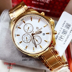 Đồng Hồ Nam Sunrise DM758SWA 6 Kim Kính Sapphire Authentic 42mm