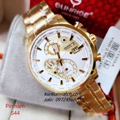 Đồng Hồ Nam Sunrise 1135SA 6 Kim  Kính Sapphire Authentic 44mm